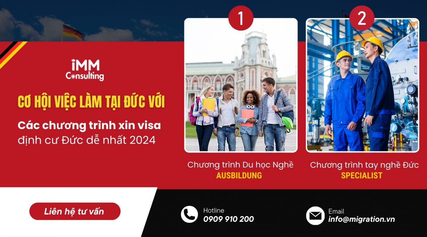 Cơ hội làm việc tại đức với các chương trình xin visa định cư đức dễ nhất 2024