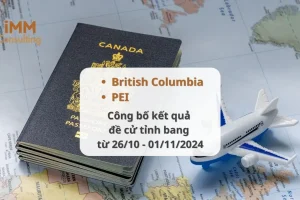 Kết quả rút hồ sơ đề cử tỉnh bang của British Columbia và Đảo Hoàng tử (PEI)